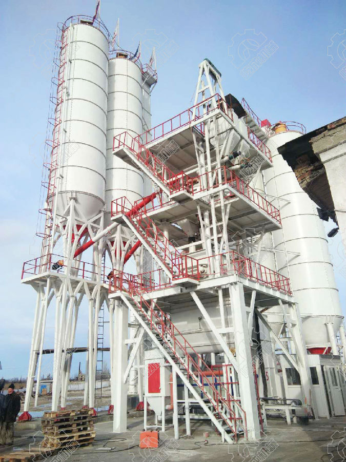 俄羅斯大型干混攪拌站主樓展示