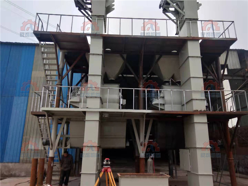 河南干混砂漿設(shè)備項(xiàng)目現(xiàn)場(chǎng)