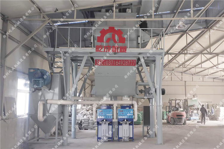 遼寧干混砂漿生產(chǎn)設(shè)備現(xiàn)場(chǎng)