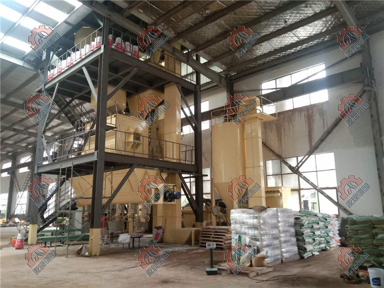 浙江金華無機保溫砂漿膏料生產線落成